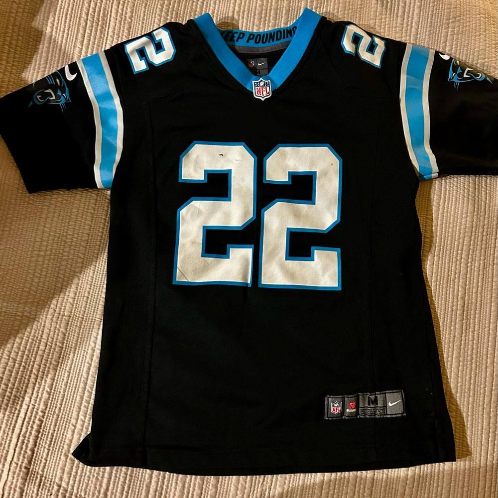 Nike Kids Black and Teal Jersey